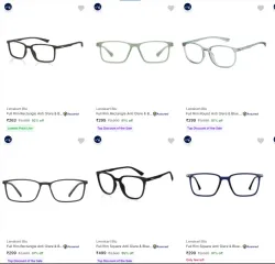 Lenskart Blu Frames at minimum 92% Discount