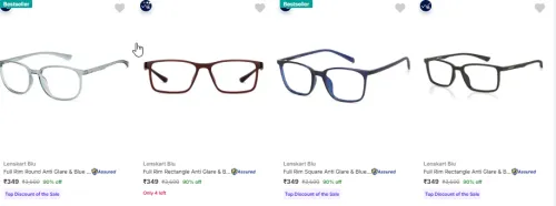 Image of Lenskart Blu Frames upto 90% Discount