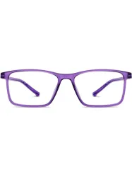 Lenskart Blu Full Rim Rectangle Anti Glare & Blue Cut Computer Glass For Men