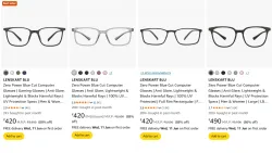 LENSKART BLU Zero Power Computer Glasses Minimum 85% Discount