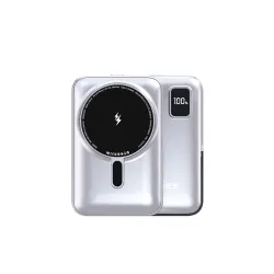 Lenyes PW134D Wireless Charging 10000 mAh Power Bank, 20W Type-C/15W Wireless Output, Compatible with iPhone 16/15/14/13/12/11/X/XR & Other Wireless Enabled Devices, Magnetic Ring for Android Phones