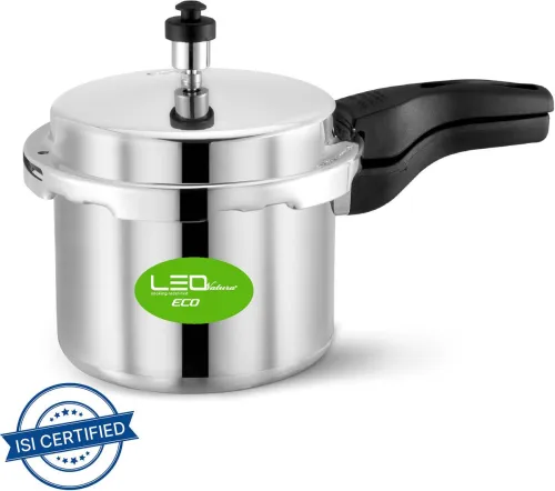 Image of Leo Natura Aluminium 3 L Outer Lid Pressure Cooker  (Aluminium)