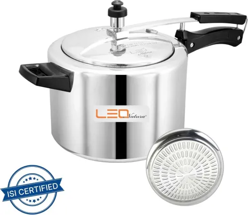 Image of Leo Natura Inner Lid 5 L Induction Bottom Pressure Cooker (Aluminium)