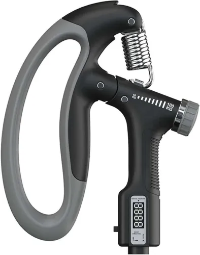 Image of Leosportz Adjustable 10-100KG Electronic Digital counter Hand grip Hand Grip/Fitness Grip