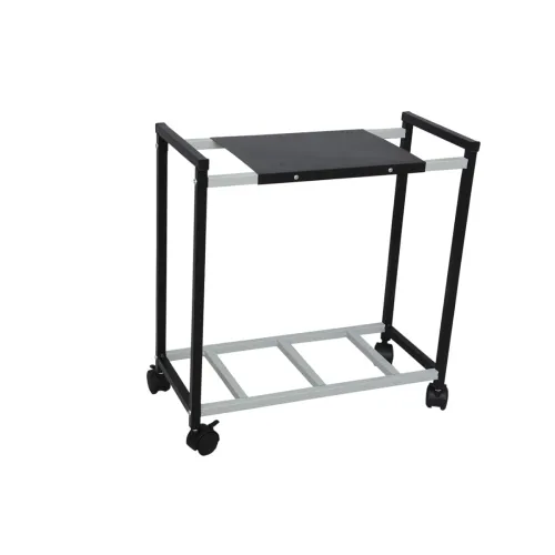 Image of Lepose Metal Inverter Battery Trolley Black