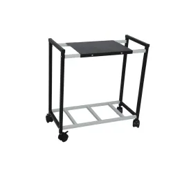 Lepose Metal Inverter Battery Trolley Black