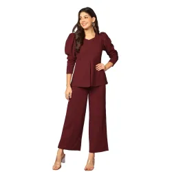 Leriya Fashion Co-ord Set for Women Stylish Lycra Cotton Solid| Western Summer Dress for Woman Trendy Summer Casual Travel Outfit | A Line Dresses for Women | Western Stylish Midi Party Dres...