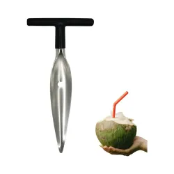 LESLEE Coconut Opener Stainless Steel Drill Cutter Coconut 