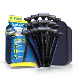 LetsShave Men Pro 2 Plus Disposable Shaving Razor