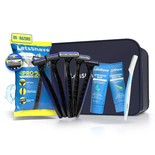 Image of LetsShave Pro 2 Disposable Shaving Kit 