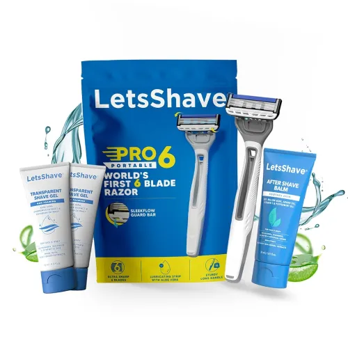 Image of LetsShave Pro 6 Portable Starter Kit for Men