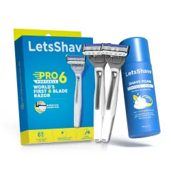 LetsShave Pro 6 Portable Shaving Trial Kit
