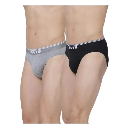 Image of Levi's 01 Classic Brief for Men Cotton Stretch Fabric Pack of 2