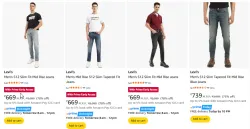 Levis Men Jeans Starting @ ₹669
