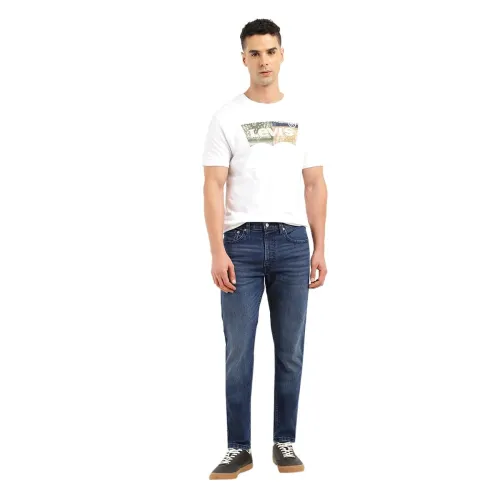 Image of Levi's Men's 512 Mid Rise Fitted Jeans Indigo