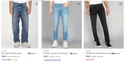 LEVIS Mens Jeans at Minimum 70% Discount 