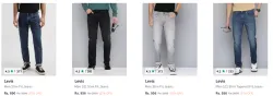 Levis Mens Jeans Flat 67% Discount