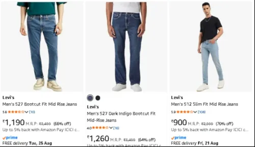 Image of Levi's Men's Jeans up to 70% Discount
