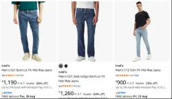 Levis Mens Jeans up to 70% Discount