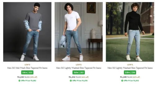 Image of Levi's Men's Jeans upto 80% Discount