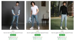 Levis Mens Jeans upto 80% Discount