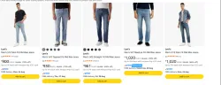 Levi’s Men’s Mid-Rise Jeans Upto70% OFF