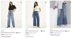 Levis Womens Jeans upto 63% Discount