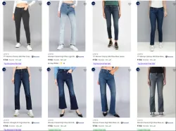 LEVIS Womens Jeans at minimum 75% Discount