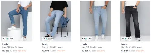 Image of Levis at minimum 70% Discount