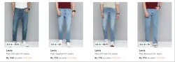 Levis at minimum 72% Discount