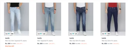 Image of Levi's Men Jeans Minimum 70% Discount 