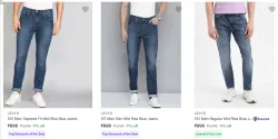 Levis Men Jeans Minimum 70% Discount