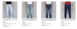 Levis Men Jeans Minimum 70% Discount 
