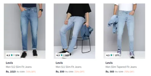 Image of Levis Men's Jeans At 70% off