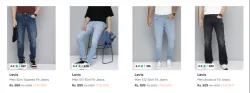 Levis Mens Stretchable Jeans Upto  70% OFF
