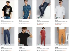 Levis Mens Clothing at Minimum 70% Discount