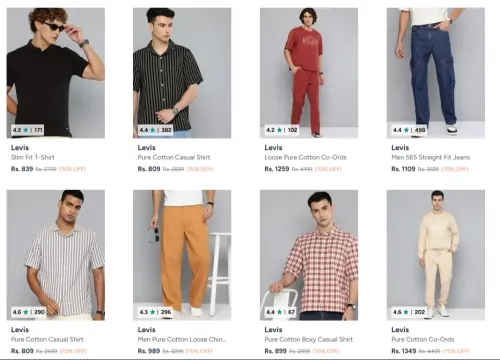 Image of Levis Men's Clothing up to 70% Discount