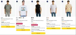 Levis Mens Clothing upto 78% Discount