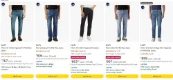 Levis Mens Jeans at minimum 70% Discount