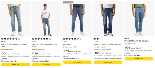 Image of Levi's Men's Jeans up to 71% Discount