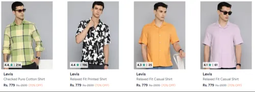 Image of Levis T-shirts at minimum 70% Discount1