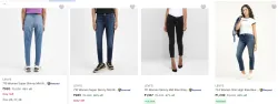 LEVIS womens jeans at minimum 60% Discont