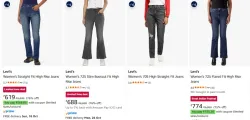 Levis Womens Jeans at minimum 70% Discount