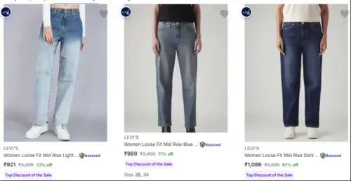 Image of LEVI'S Women's Jeans at minimum 72% Discount