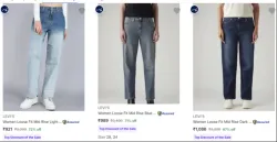 LEVIS Womens Jeans at minimum 72% Discount