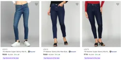 LEVIS Womens Jeans @ Flat 70% Discount