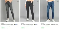 Levis Womens Jeans upto 82% Discount