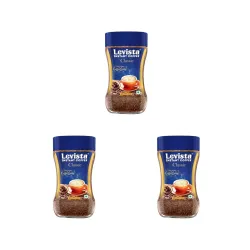 Levista Classic Pure Instant Coffee 100 g  pack of 3