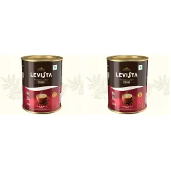 Levista Instant Ground Coffee 200 gm pack of 2