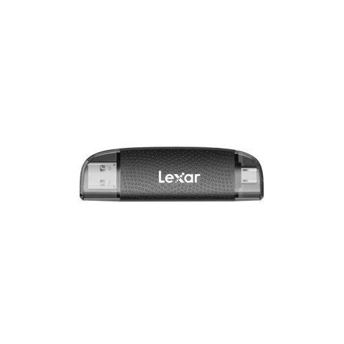 Image of Lexar Dual-Slot USB-A/C Reader, Up to 205MB/s Transfer Speed, Supports SD and microSD Cards (LRW310X-BNBNG)